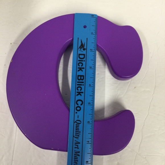 Ashland Purple Wooden Letter “C” New - Picture 5 of 7